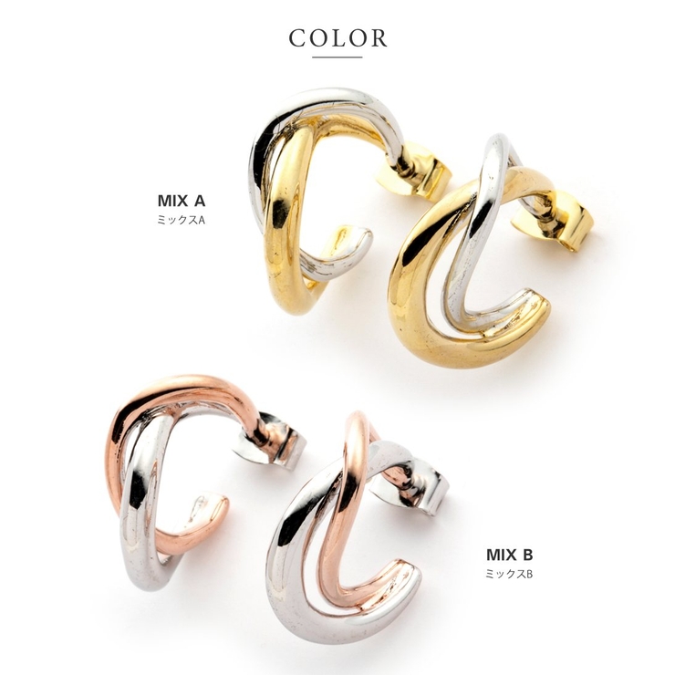 ピアス 大ぶりピアス 金属アレルギー | CREAM-DOT | 詳細画像3 