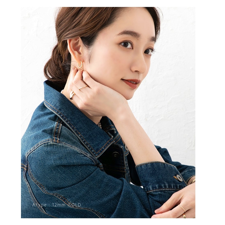 金属アレルギー対応 選べる5サイズ ピアス | CREAM-DOT | 詳細画像11 