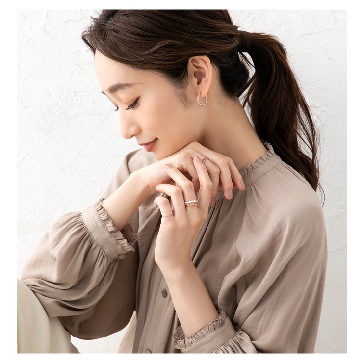 金属アレルギー対応 選べる5サイズ ピアス | CREAM-DOT | 詳細画像13 