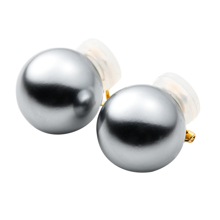 グレー | 選べる ピアス イヤリング | CREAM-DOT