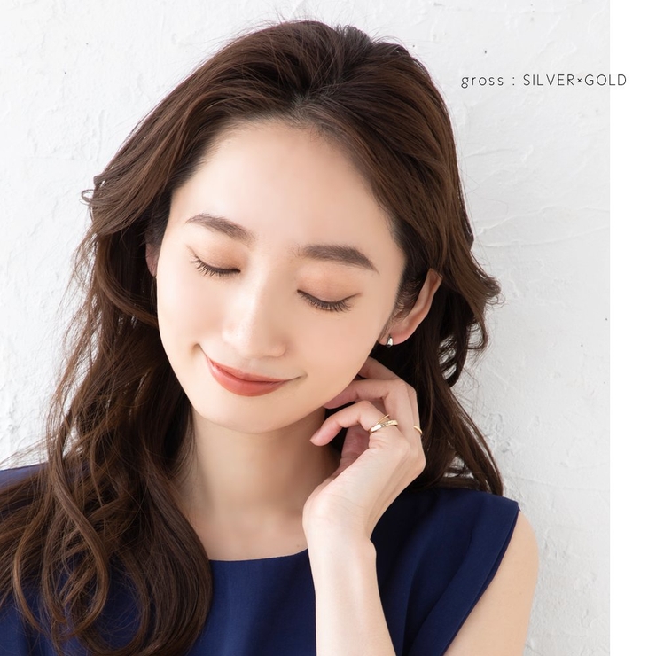 金属アレルギー対応 ピアス フープピアス | CREAM-DOT | 詳細画像12 