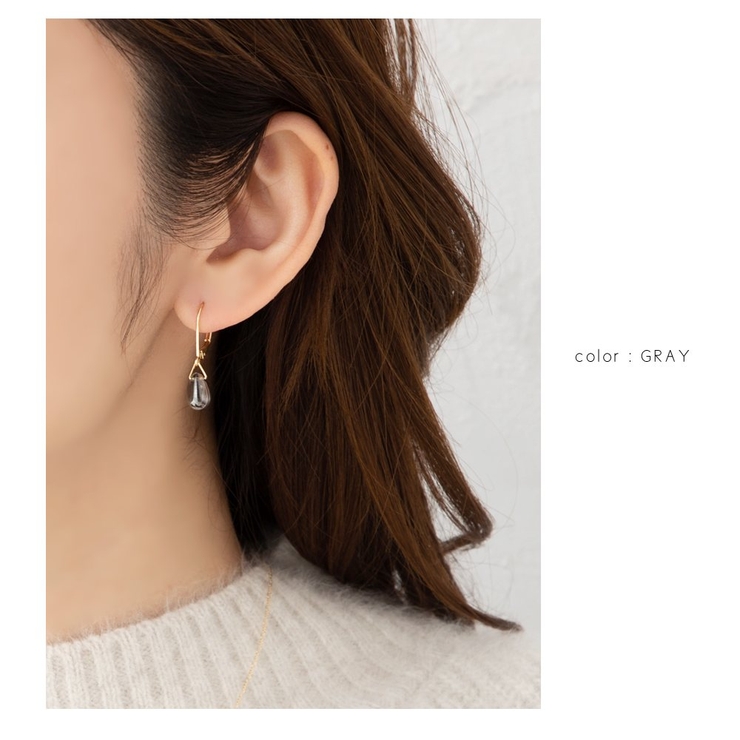 ピアス フックピアス 金属アレルギー | CREAM-DOT | 詳細画像8 