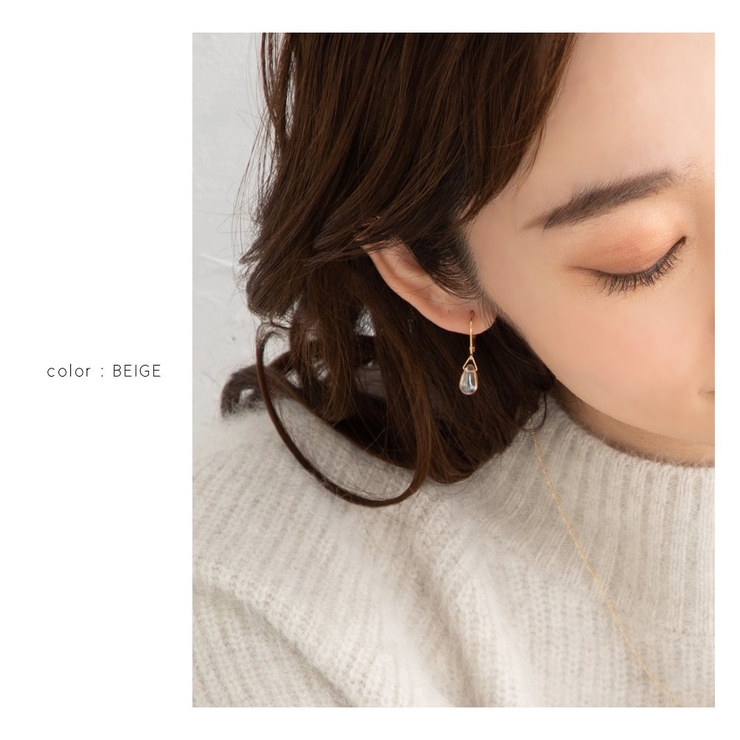 ピアス フックピアス 金属アレルギー | CREAM-DOT | 詳細画像10 