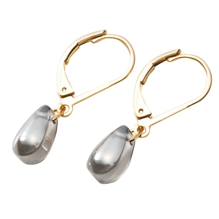 グレー | ピアス フックピアス 金属アレルギー | CREAM-DOT