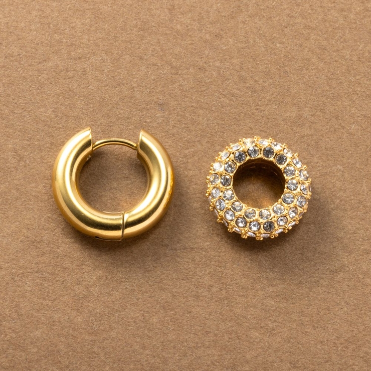 ステンレス製 ピアス フープピアス | CREAM-DOT | 詳細画像4 