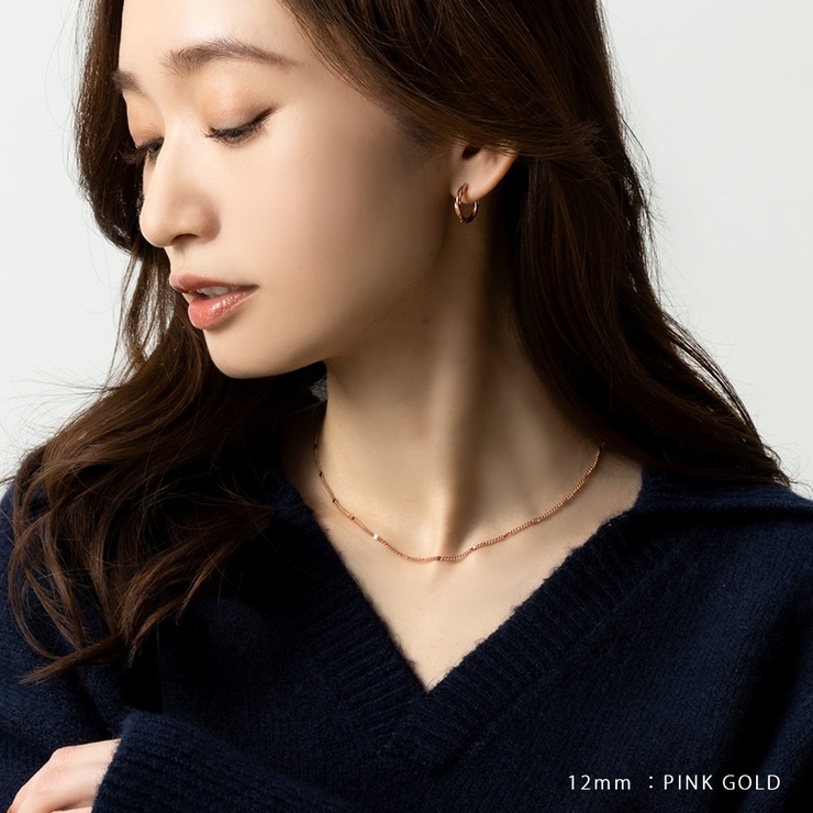 ステンレス製 ピアス フープピアス | CREAM-DOT | 詳細画像10 