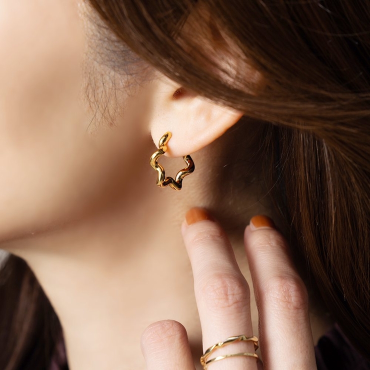 ピアス フープピアス 金属アレルギー | CREAM-DOT | 詳細画像6 