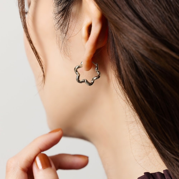 ピアス フープピアス 金属アレルギー | CREAM-DOT | 詳細画像8 