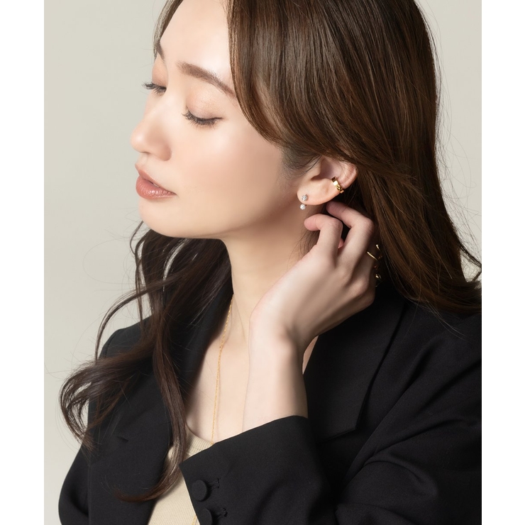 ステンレス製 カフイヤリング イヤーカフ | CREAM-DOT | 詳細画像4 