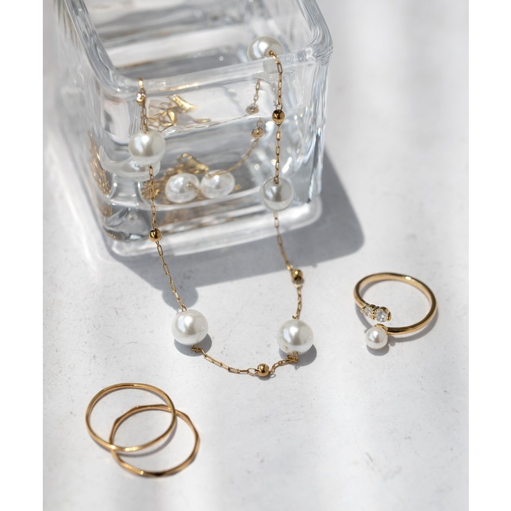 ステンレス製 ネックレス 金属アレルギー[品番：CRMA0010458