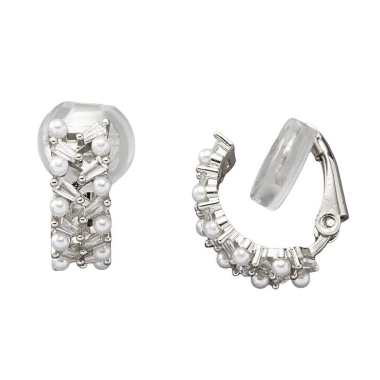 シルバー | イヤリング 金属アレルギー ニッケルフリー | CREAM-DOT