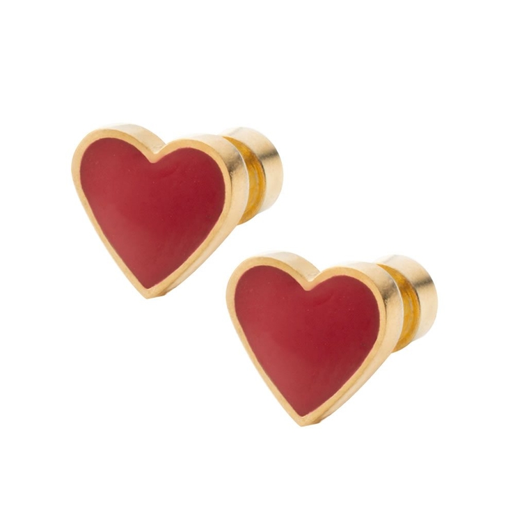 レッド×ゴールド | ピアス ステンレス 金属アレルギー | CREAM-DOT