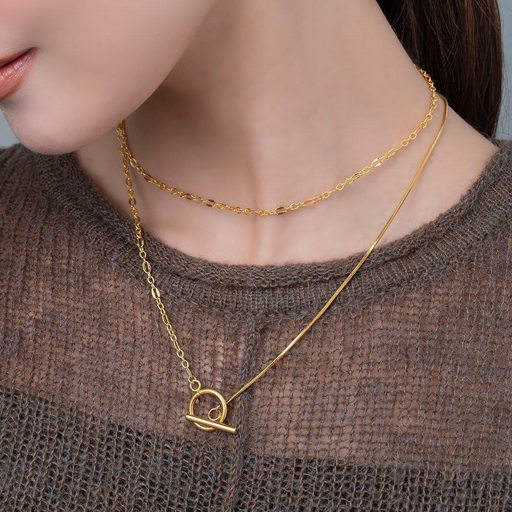 ステンレス製 ネックレス 金属アレルギー | CREAM-DOT | 詳細画像1 