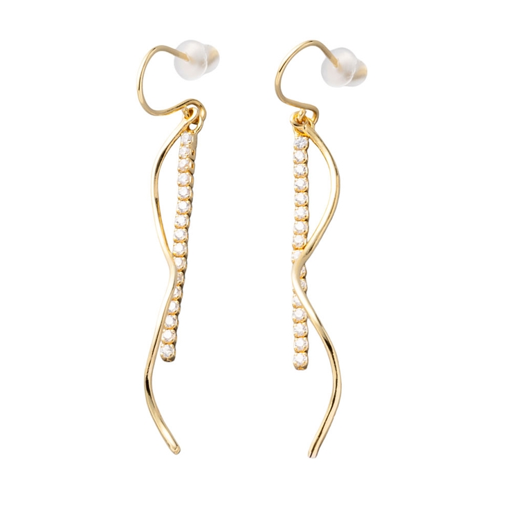 ゴールド | 選べる イヤリング ピアス | CREAM-DOT