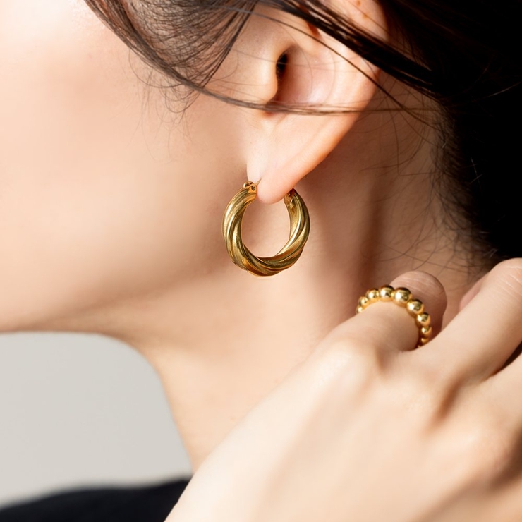 ステンレス製 ピアス 金属アレルギー | CREAM-DOT | 詳細画像1 