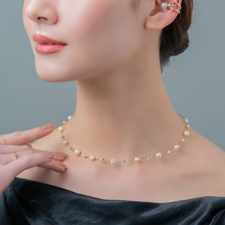 金属アレルギー対応 ネックレス ニッケルフリー | CREAM-DOT | 詳細画像1 