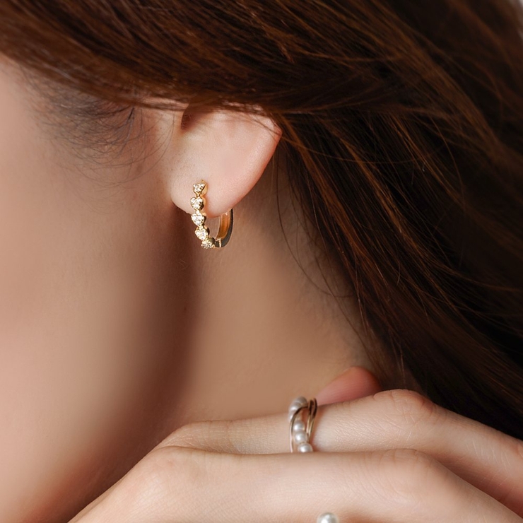 金属アレルギー対応 ピアス ニッケルフリー | CREAM-DOT | 詳細画像1 