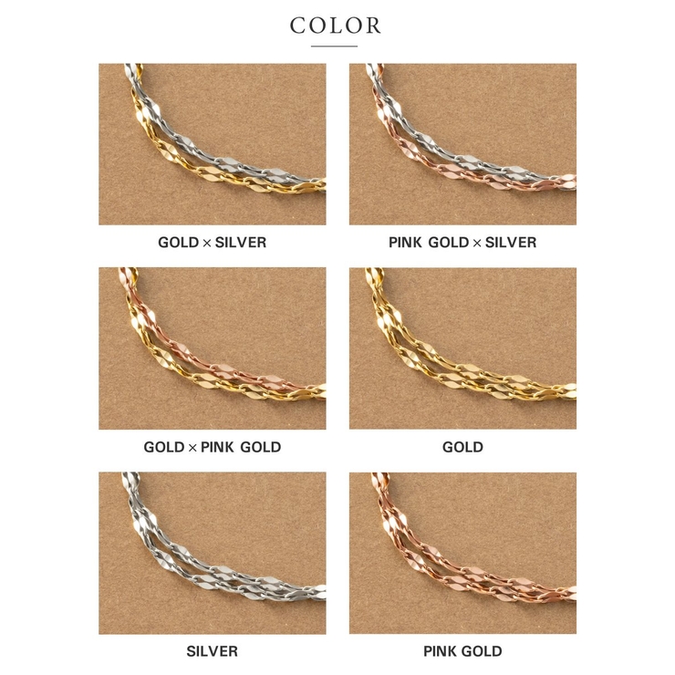 サージカルステンレス 金属アレルギー対応 ブレスレット | CREAM-DOT | 詳細画像4 