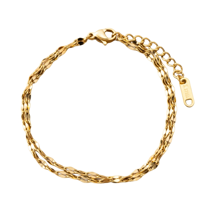 ゴールド | サージカルステンレス 金属アレルギー対応 ブレスレット | CREAM-DOT