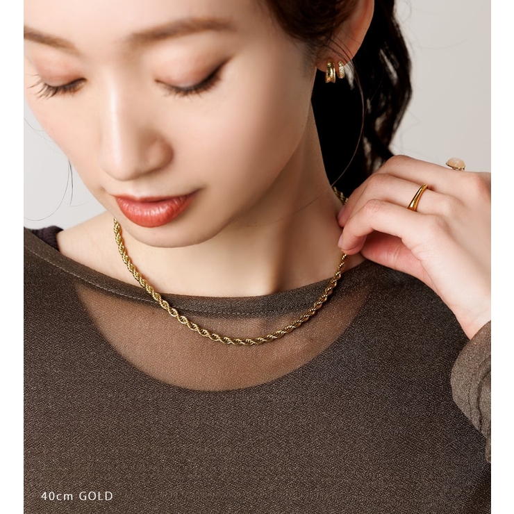 サージカルステンレス 金属アレルギー対応 ネックレス | CREAM-DOT | 詳細画像8 