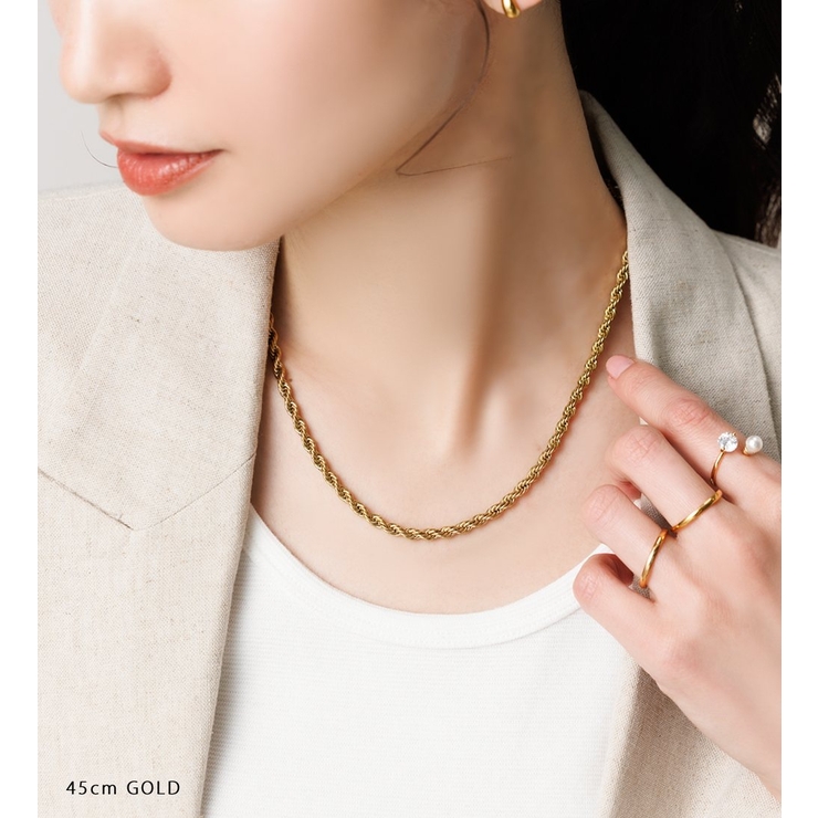 サージカルステンレス 金属アレルギー対応 ネックレス | CREAM-DOT | 詳細画像9 