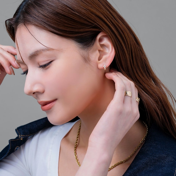 金属アレルギー対応 ピアス ニッケルフリー | CREAM-DOT | 詳細画像9 