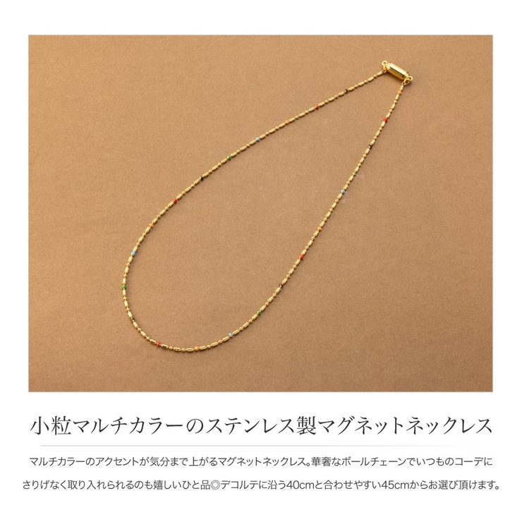 サージカルステンレス 金属アレルギー対応 ネックレス | CREAM-DOT | 詳細画像2 