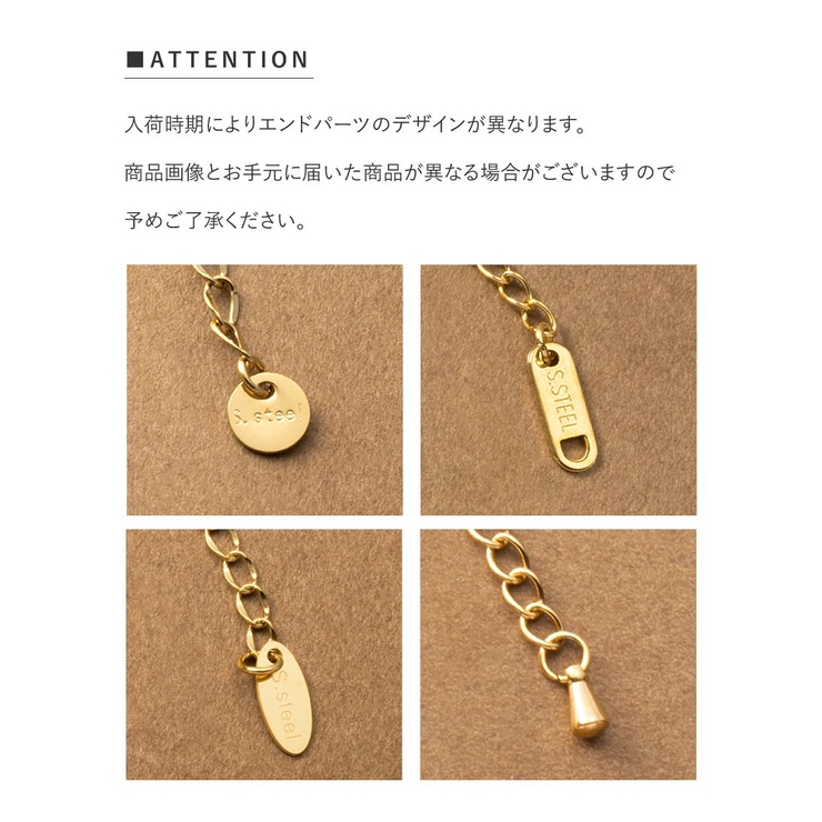 サージカルステンレス 金属アレルギー対応 ネックレス | CREAM-DOT | 詳細画像12 