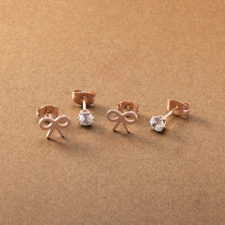 2点セット ステンレス製 ピアス | CREAM-DOT | 詳細画像3 