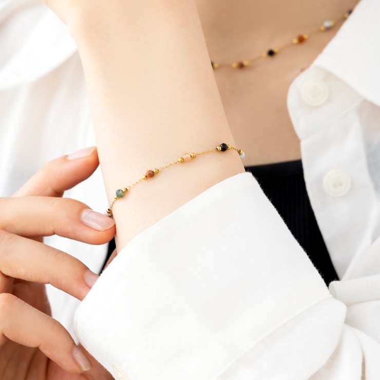 ステンレス製 ブレスレット 金属アレルギー | CREAM-DOT | 詳細画像4 