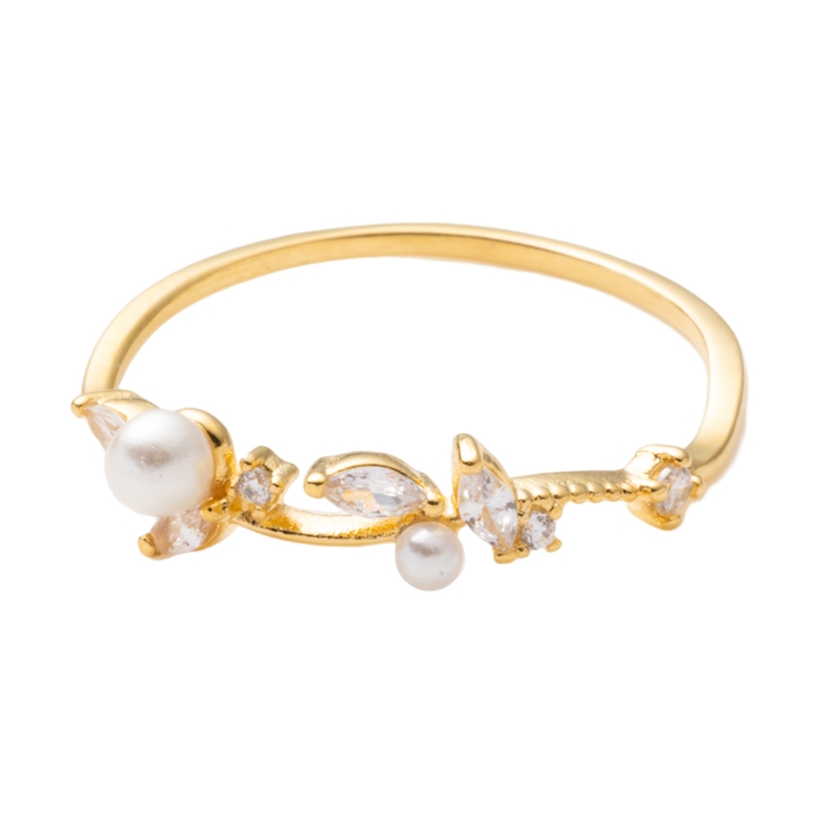 ゴールド | リング 指輪 18kコーティング | CREAM-DOT