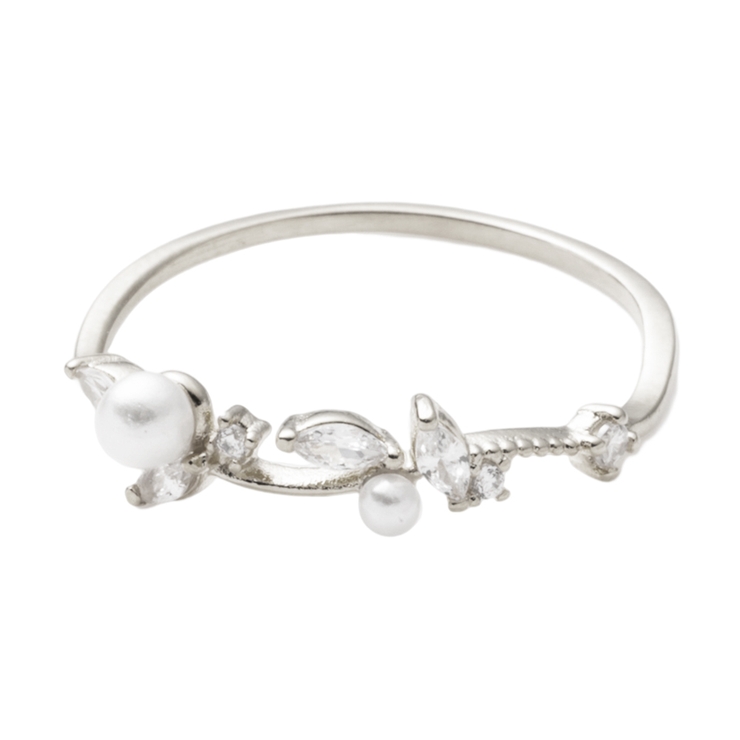 シルバー | リング 指輪 18kコーティング | CREAM-DOT