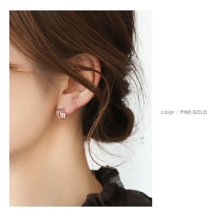 ピアス フープピアス レディース[品番：CRMA0008555]｜CREAM-DOT