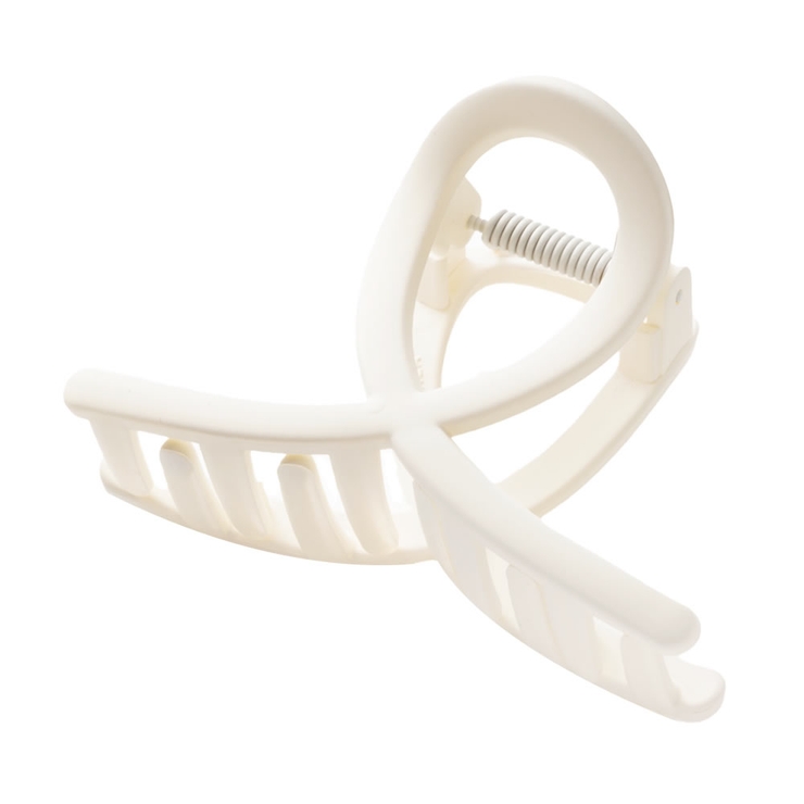 オフホワイト | バンスクリップ ヘアクリップ レディース | CREAM-DOT