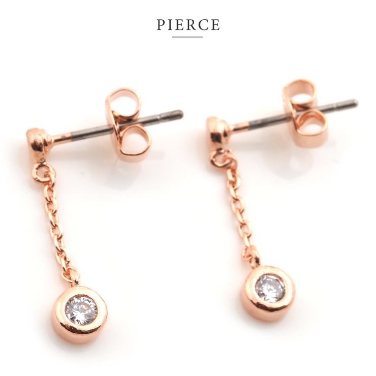 イヤリング ピアス 18kコーティング | CREAM-DOT | 詳細画像6 