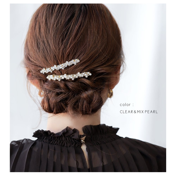 バレッタ ヘアクリップ ヘアアクセサリー | CREAM-DOT | 詳細画像7 