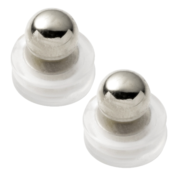 A：シルバー5mm | 選べる9タイプ マグネットピアス 金属アレルギー | CREAM-DOT