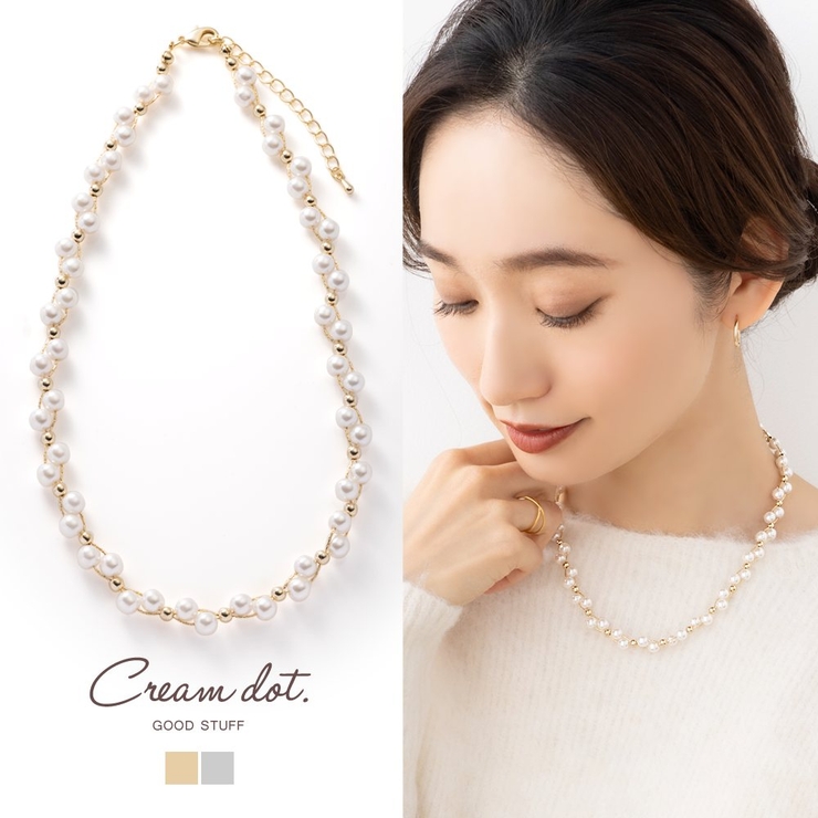 ネックレス レディース ショート | CREAM-DOT | 詳細画像1 
