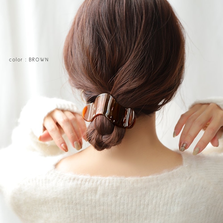 ヘアクリップ 大きめ しっかり留まる | CREAM-DOT | 詳細画像11 
