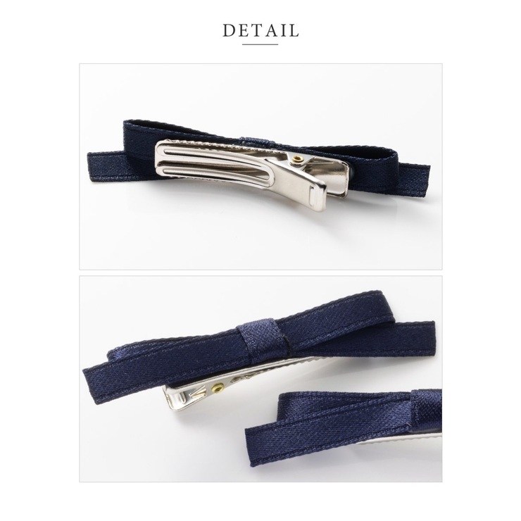 2点セット ヘアクリップ サテン調 | CREAM-DOT | 詳細画像6 