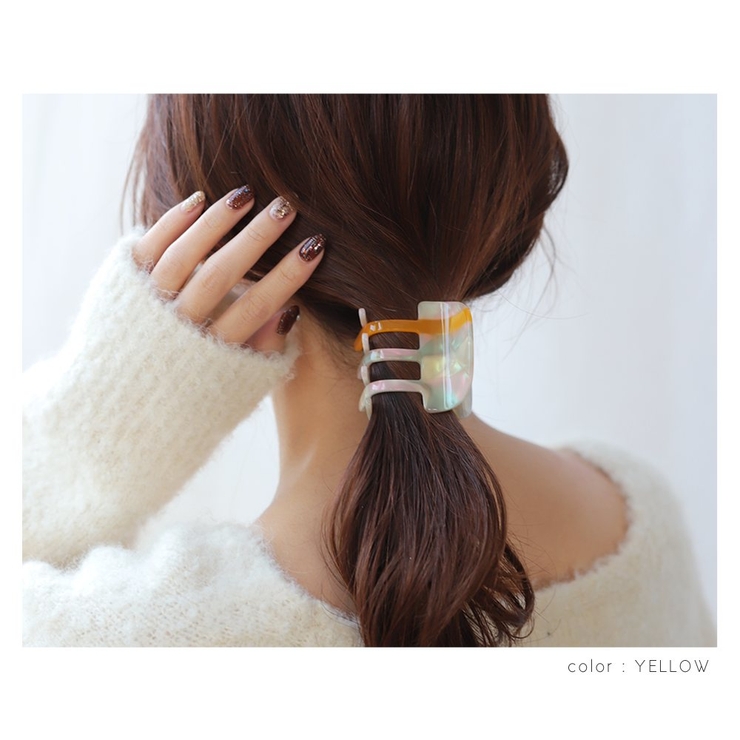 ヘアクリップ ヘアアクセサリー バンスクリップ | CREAM-DOT | 詳細画像7 