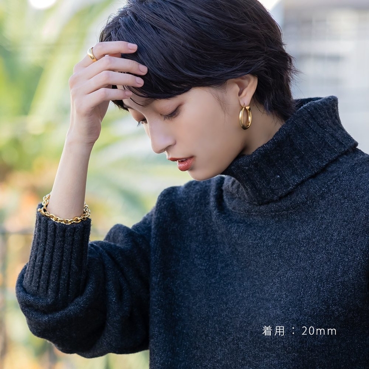 ステンレス製 選べる3サイズ ピアス | CREAM-DOT | 詳細画像11 