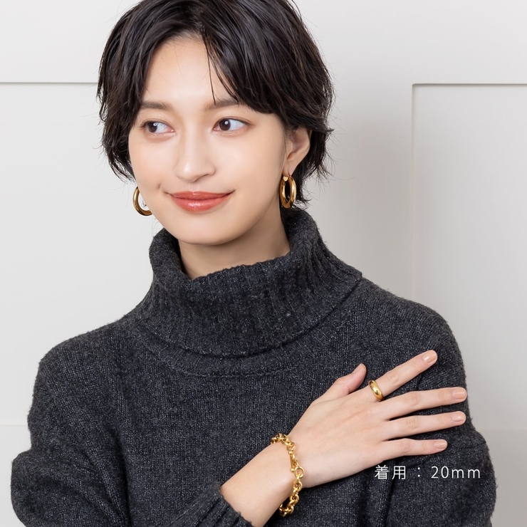 ステンレス製 選べる3サイズ ピアス | CREAM-DOT | 詳細画像10 