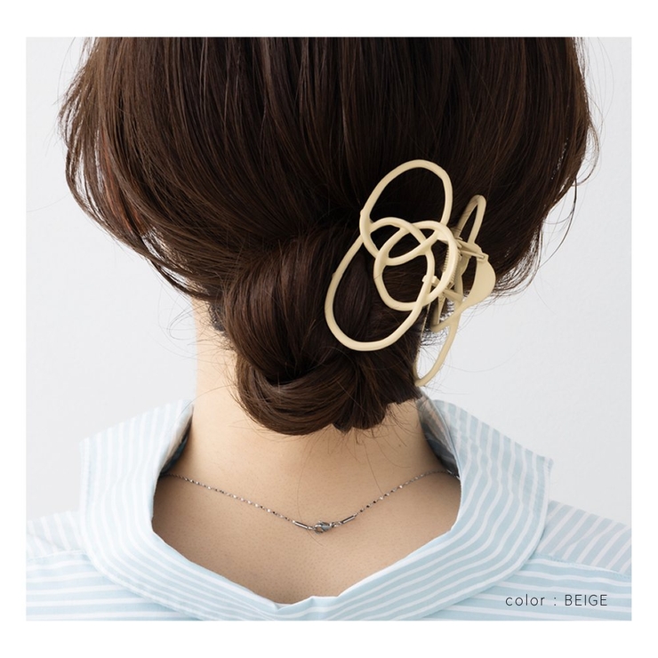ヘアクリップ しっかり留まる バンスクリップ | CREAM-DOT | 詳細画像7 