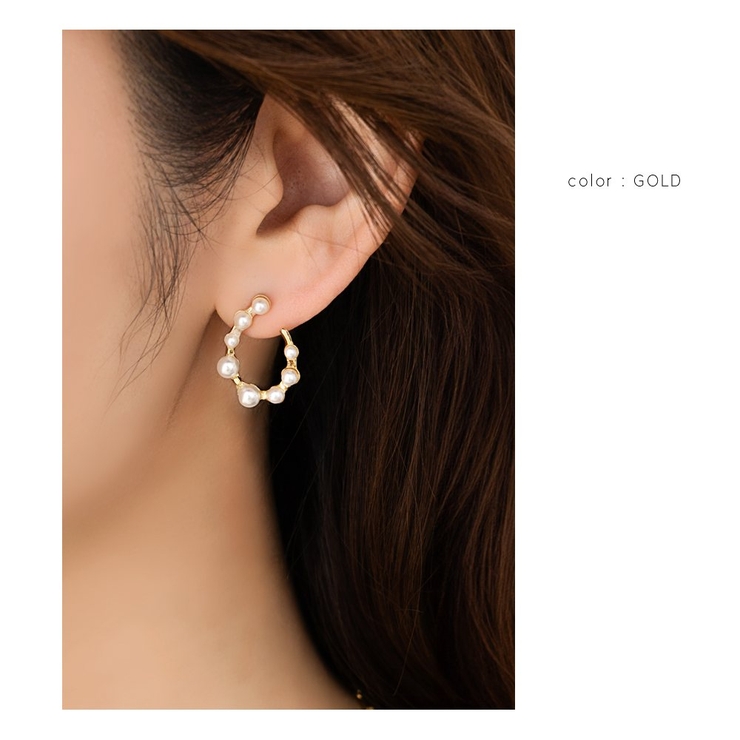 ピアス チタンポスト 低アレルギー | CREAM-DOT | 詳細画像5 