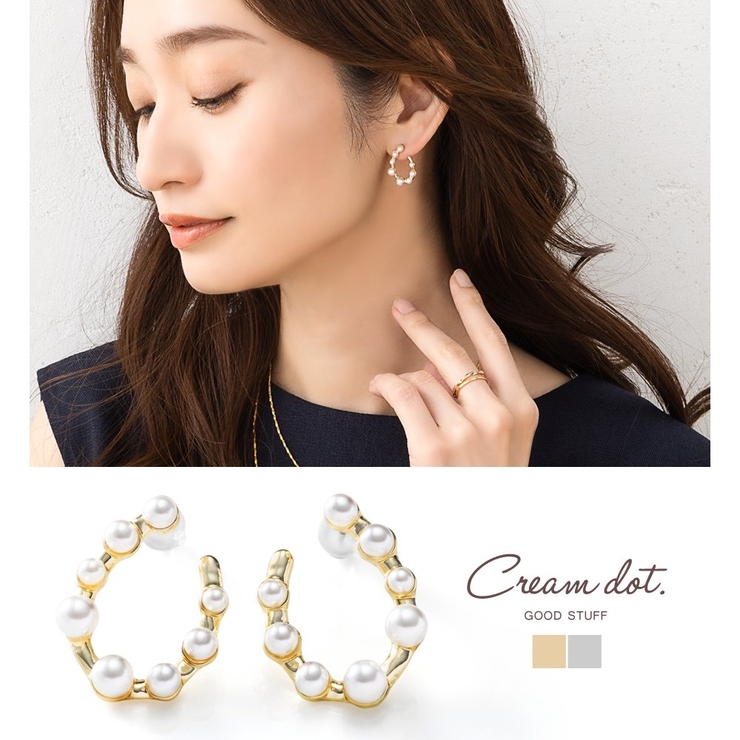 ピアス チタンポスト 低アレルギー | CREAM-DOT | 詳細画像1 