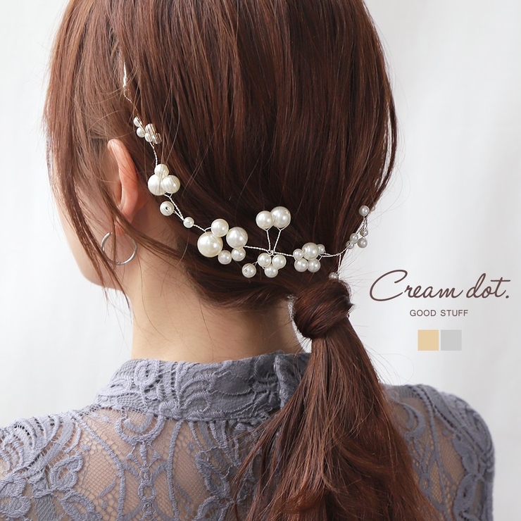 ヘッドドレス ヘアピン バックカチューシャ | CREAM-DOT | 詳細画像1 