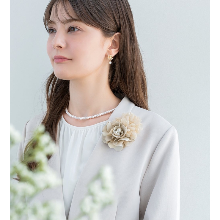 コサージュ パール フォーマル | CREAM-DOT | 詳細画像8 