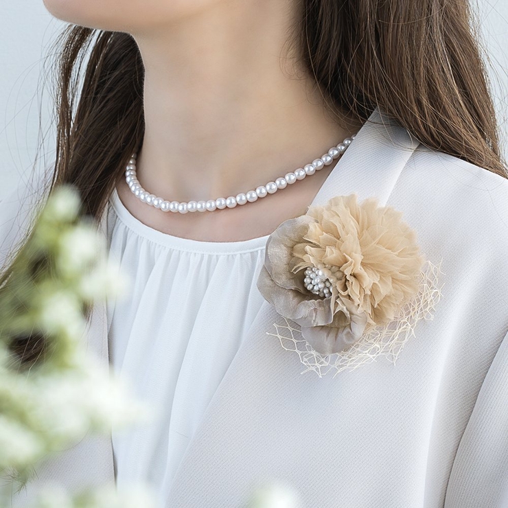 コサージュ パール フォーマル | CREAM-DOT | 詳細画像8 