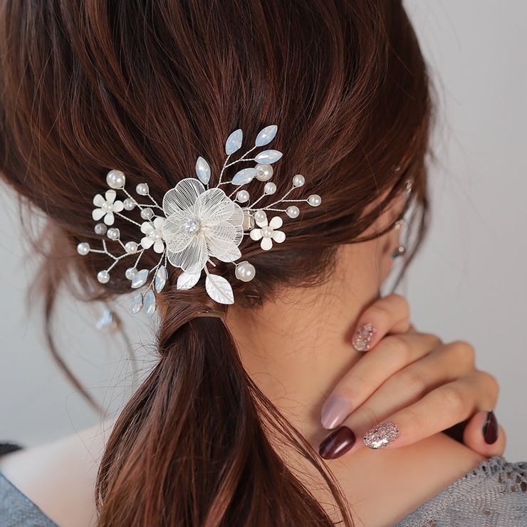 ヘアクリップ ヘアアクセサリー ヘッドドレス | CREAM-DOT | 詳細画像8 